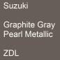 Preview: Suzuki, Graphite Gray Pearl Metallic, ZDL.